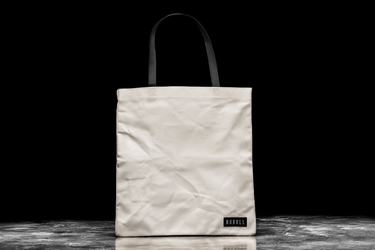Nobull Waxed Canvas Tote Women's Bags White | Australia (FO8315)